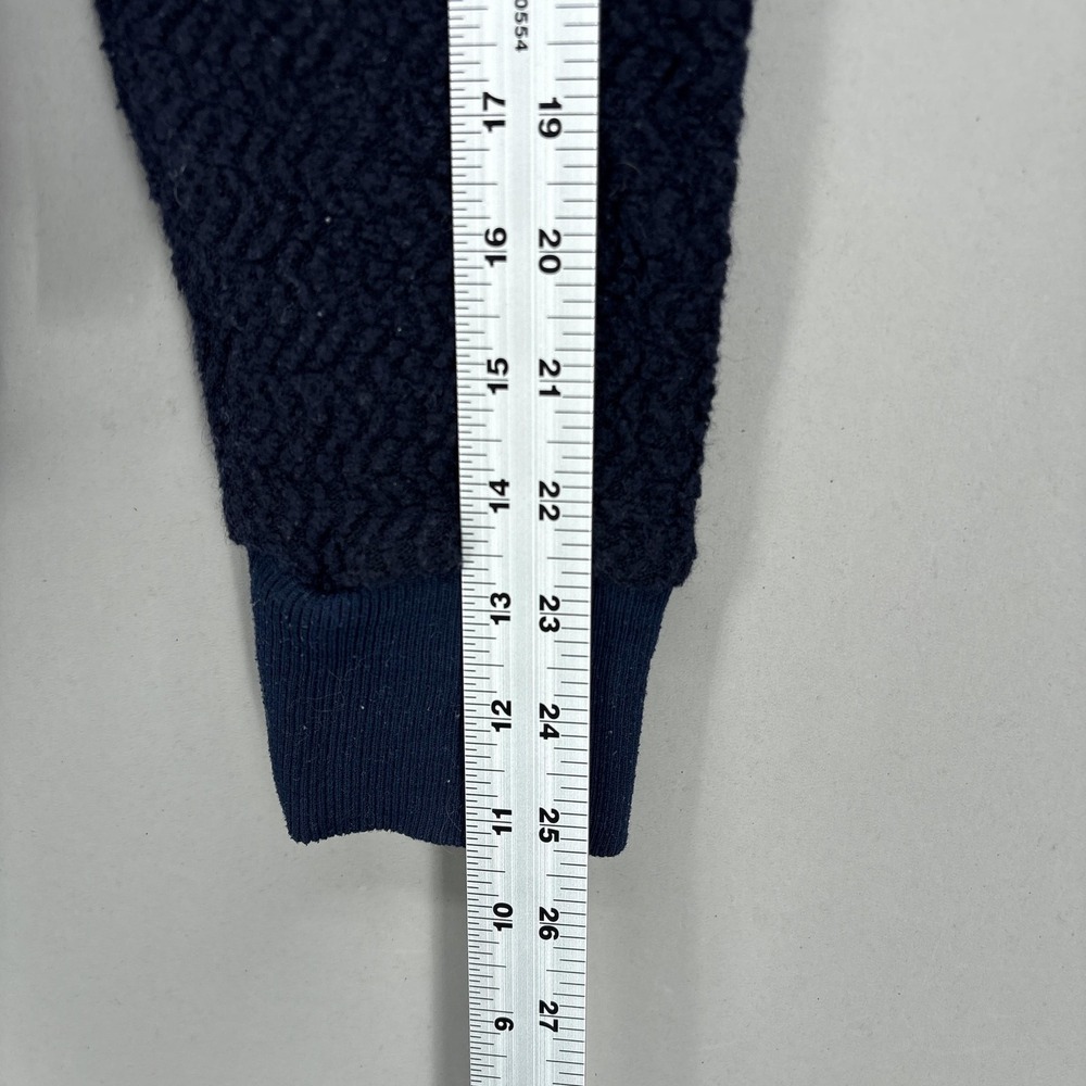 Patagonia Sweater Mens Medium Navy Blue Woolie Fleece 1/4 Zip Pullover Jacket‎ - Picture 9 of 11